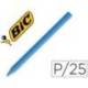 Lapices cera Plastidecor caja 25 unidades azul claro