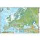 Mapa mudo de Europa fisico
