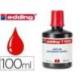 Tinta permanente rotulador Edding T-100 color rojo