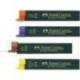 Minas Faber Castell de grafito 9063 de 0,3 mm HB. Estuche 12 minas.
