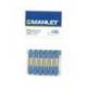Lapices cera blanda Manley caja 12 unidades azul ultramar