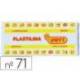 Plastilina Jovi color Blanco mediano 150 gr