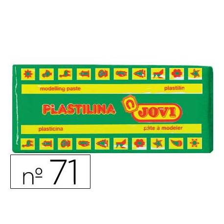 Plastilina Jovi color Verde claro mediano 150 gr