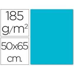 Cartulina Guarro azul turquesa 500 x 650 mm 185 g/m2