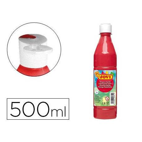 Tempera liquida Jovi color bermellon 500 cc