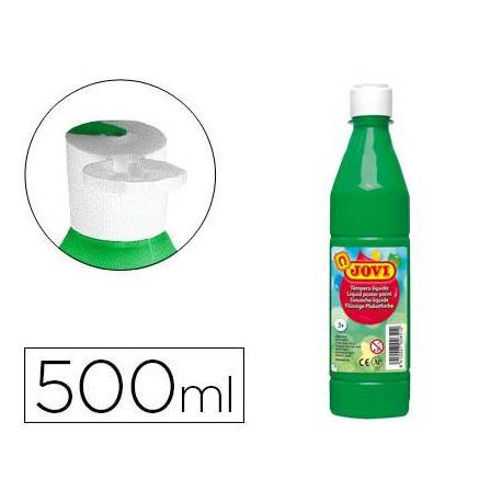 Tempera liquida Jovi color verde 500 cc