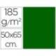 Cartulina Guarro verde billar 500 x 650 mm de 185 g/m2
