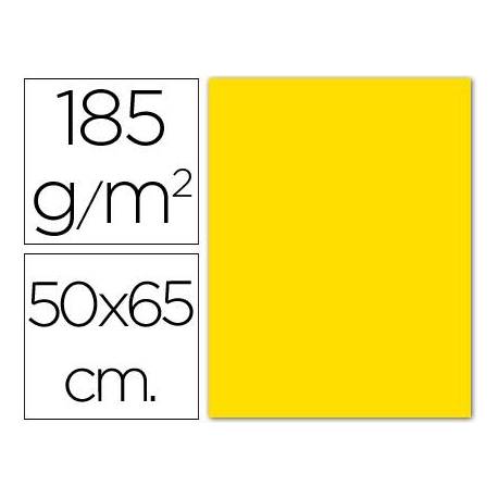 Cartulina Guarro gualda 500 x 650 mm de 185 g/m2