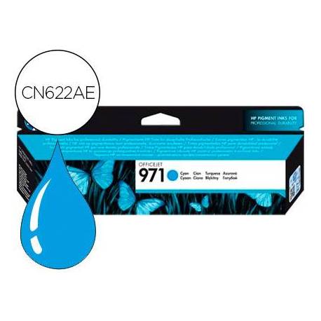 TONER INK-JET HP 971 COLOR CIAN CN622AE