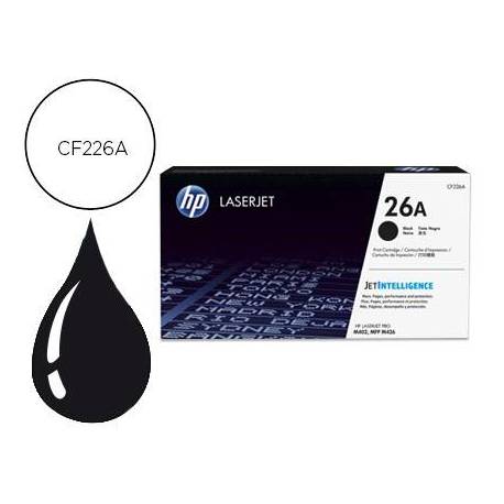 TONER HP 26A LASERJET PRO M402D/M402DN/M402DW/M402N/MFP M426DW/MFP M426FDN/MFP M426FDW NEGRO 3100 PAGINAS