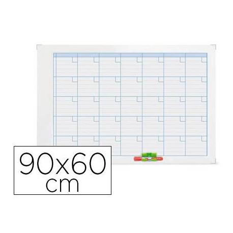 Planning Mensual Rotulable Magnético 90x60 cm Nobo