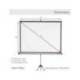Pantalla proyeccion Nobo mural con tripode 1750X1325 mm