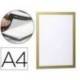 Porta anuncios Durable magnético adhesivo A4 oro