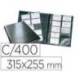 Tarjetero Durable A4 polipropileno color negro 20 fundas