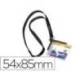 Identificador con cordon diagonal marca Durable