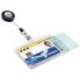 Identificador doble con cordon extensible marca Durable