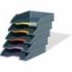 Bandeja de sobremesa Durable plastico 255x55x330mm color gris