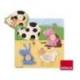 Puzzle a partir de 1 año Animales de la Granja Goula