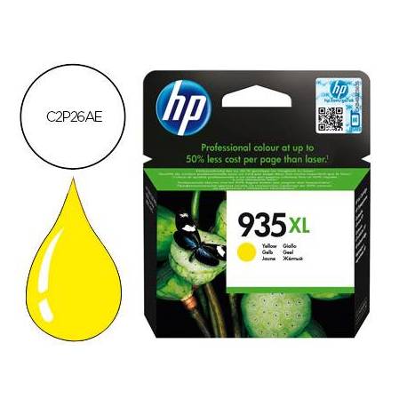 CARTUCHO INK-JET HP 935XL COLOR AMARILLO C2P26AE
