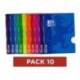 Libreta de Oxford encolada Open Flex liso 48 Hojas
