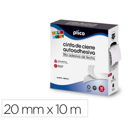 Cinta Adhesiva de cierre velcro Medidas 20mmx10m