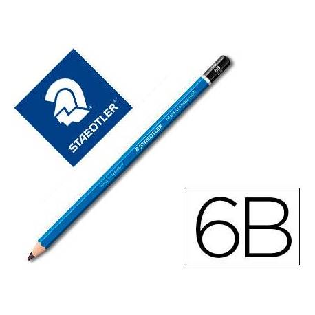 Lapices grafito Staedler Mars Lumograph 100 6B