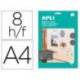 Papel magnetico marca Apli blanco Din A4