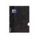 Libreta escolar Oxford encolada Din A4 cuadricula 5mm 48 hojas color negro