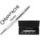 Boligrafo marca Caran d'ache Alchemix lacado blanco estuche