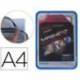 Marco Tarifold Din A4 magnetico color azul pack de 2