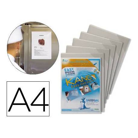 Funda presentacion Tarifold fijacion magnetica Din A4 pack de 5