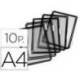 Funda portacatalogo Tarifold Din A4 color negro pack de 10