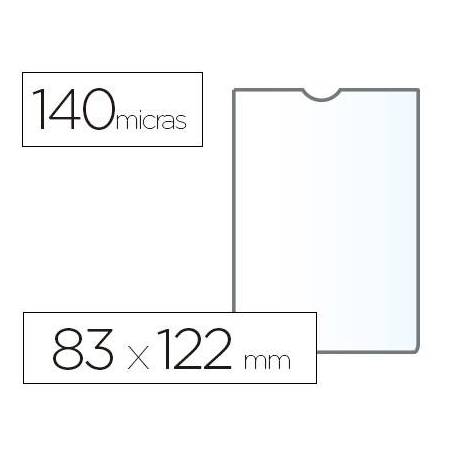Funda portadocumento marca Esselte plastico cristal 83 x 122 mm