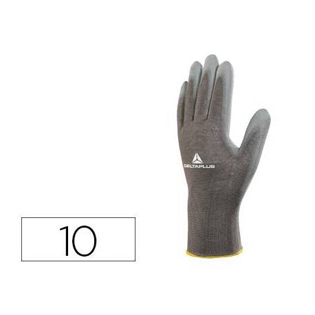 Guante DeltaPlus de Poliester palma Poliuretano talla 10