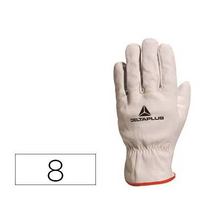 Guante marca DeltaPlus Piel flor de bovino talla 8