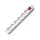 Regleta 6 tomas Mediarange sin interruptor 1,4 m