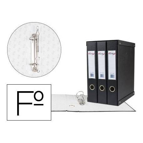 Modulo 3 archivadores pardo folio negro