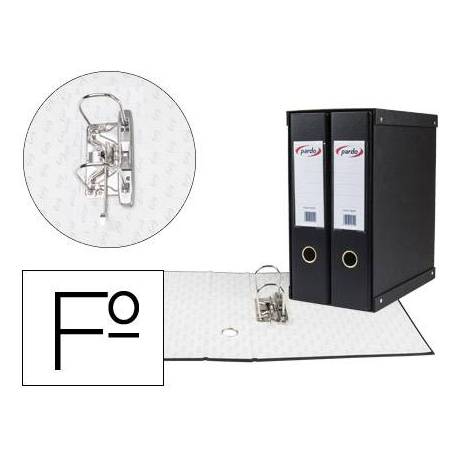 Modulo 2 archivadores pardo folio negro