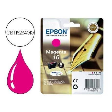 CARTUCHO EPSON 16 COLOR MAGENTA C13T16234012