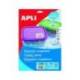 Etiqueta adhesiva marca apli 12328 63,5 x 38,1 mm