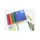 BLOC ESPIRAL OXFORD TAPA PLASTICO OPTIK PAPER MICROPERFDIN A4 120 H CUADROS 5 MM CON 3 SEPARADORES COLORES SURTIDOS