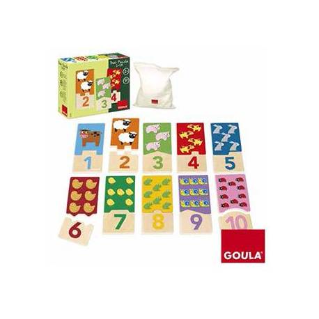 Puzzle a partir de 2 años Duo 1-10 Goula