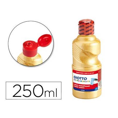 Tempera Giotto metalizada color oro 250 cc