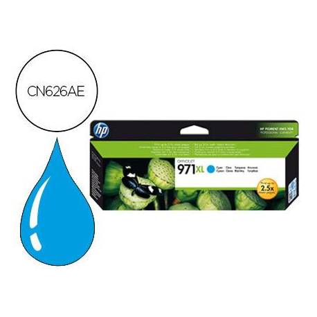 INK-JET HP XL 971XL X451DN X451DW/551DW X476DN X476DW X576DW CIAN 6600 PAG