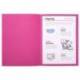 SUBCARPETA CARTULINA EXACOMPTA DIN A4 FUCSIA 220 GR