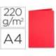 SUBCARPETA CARTULINA EXACOMPTA DIN A4 ROJO 220 GR
