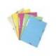Carpeta goma Exacompta din A4 3 solapas cartulina colores pasteles surtidos