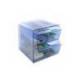 Archicubo Archivo 2000 4 cajones organizador modular azul transparente