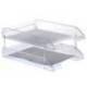 Bandeja sobremesa Archivo 2000 de plastico transparente cristal 340x260x60 mm