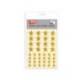 Gomets Apli estrella oro. Bolsa con 3 hojas y 120 gomets.